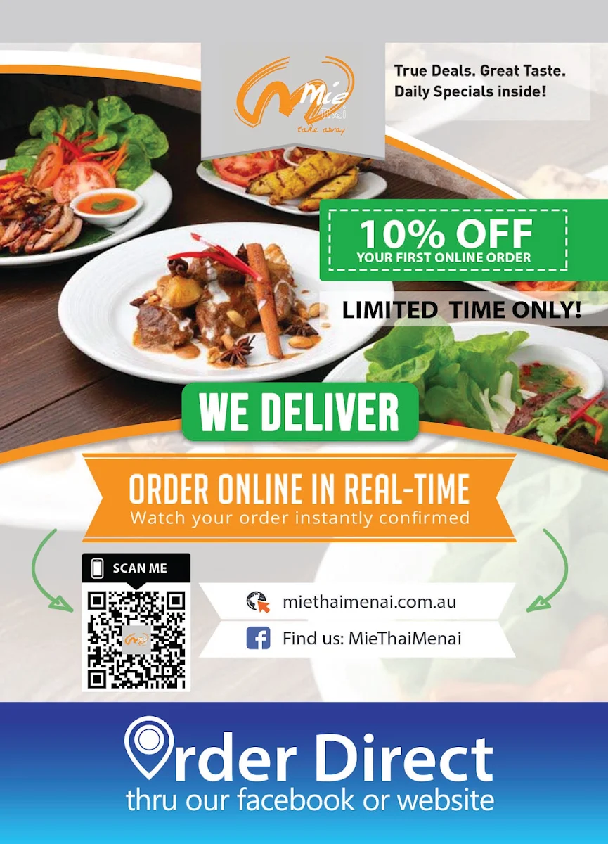 Menu, Mie Thai Menai