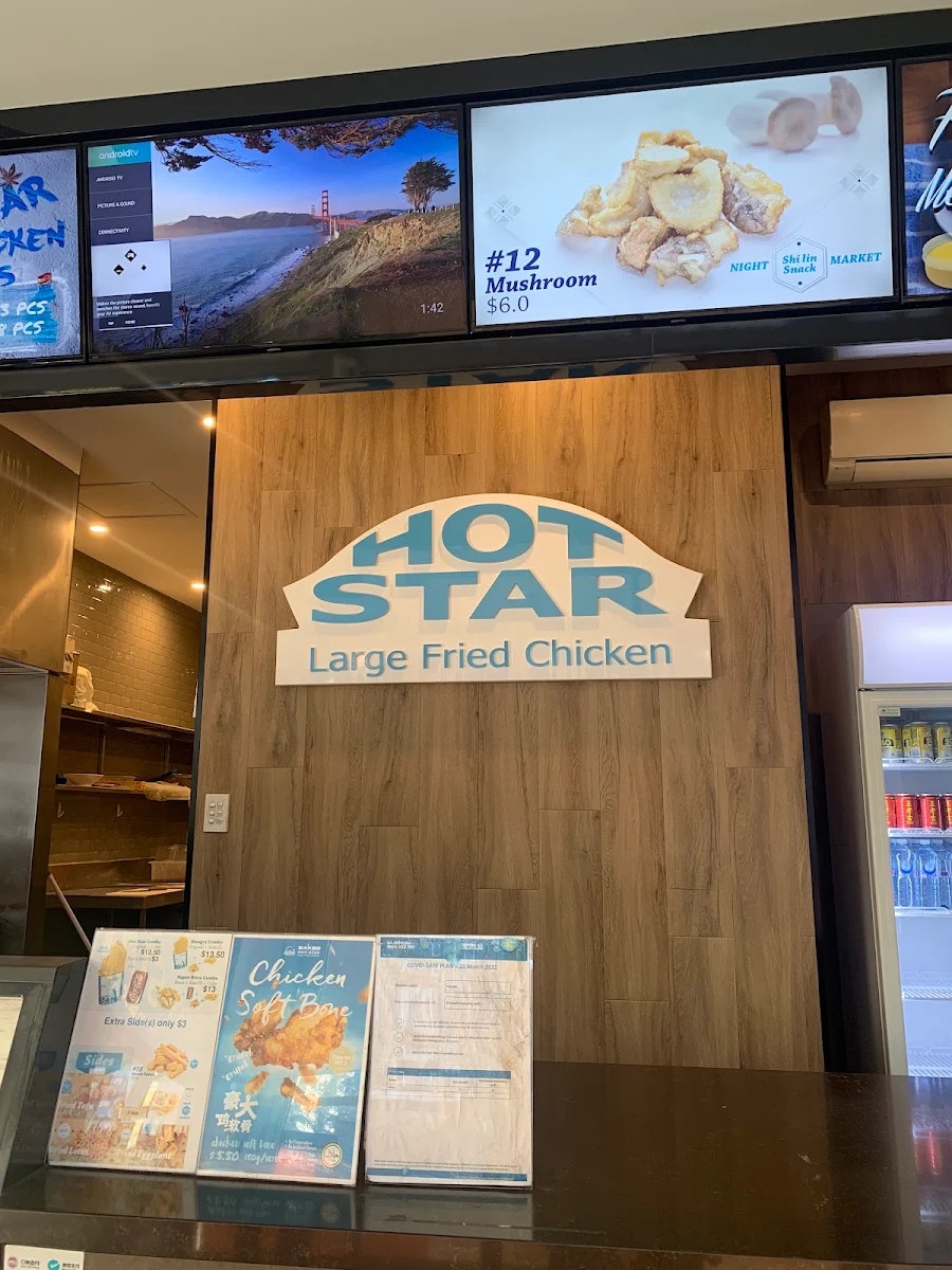 Menu, Hot Star Large Fried Chicken