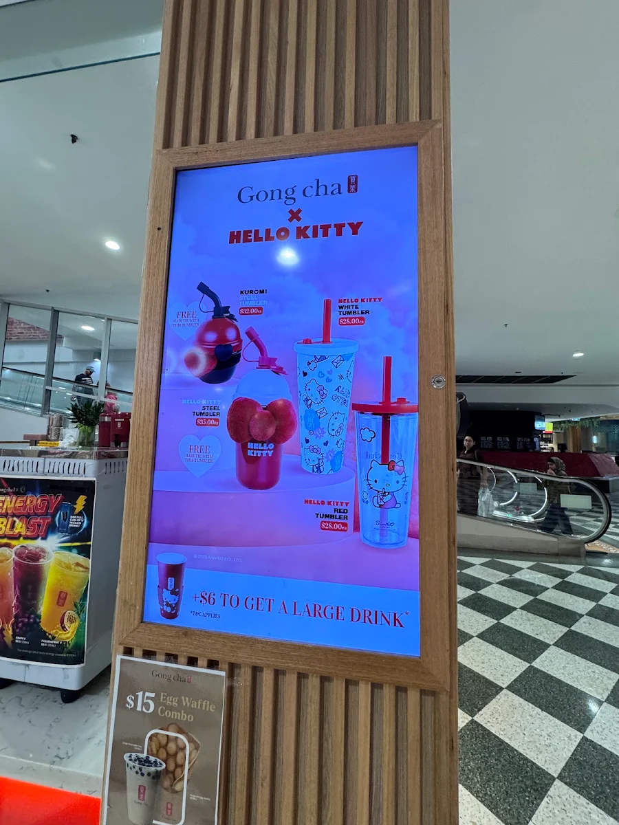 Menu, Gong Cha TEA Campbelltown Mall