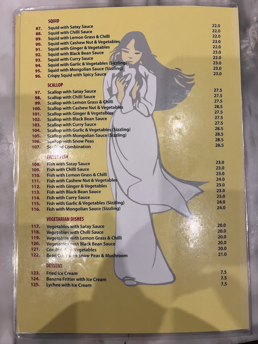 Menu, Pho Vietnam Yummy
