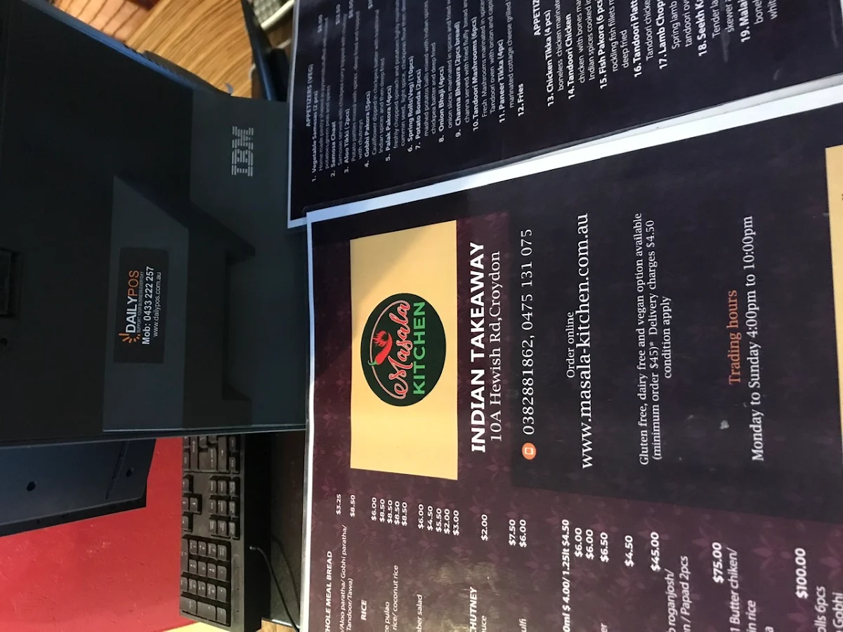 Menu, Masala & Mozzarella Restaurant Indo - Italian Dine In & Take Away