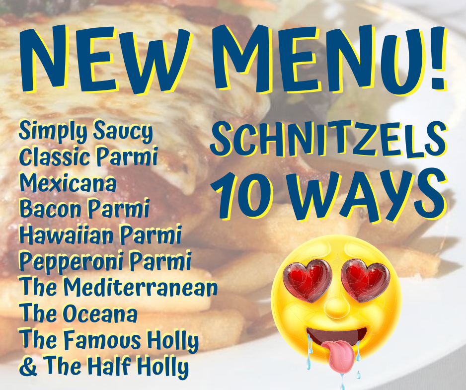 Menu, Silversands Tavern