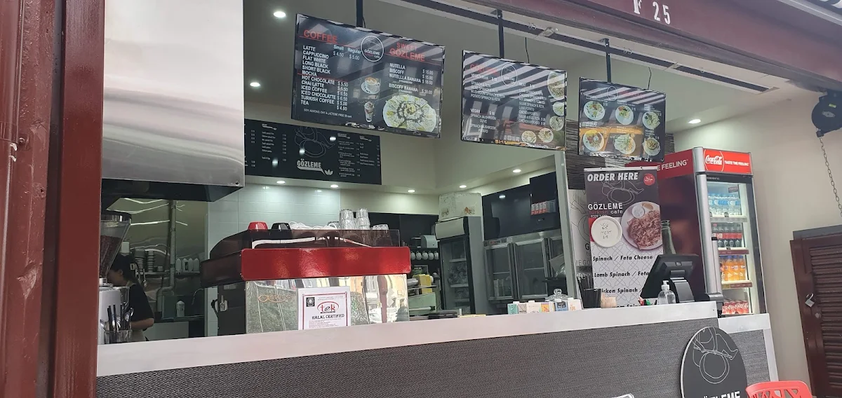 Menu, Gozleme Turkish Cafe