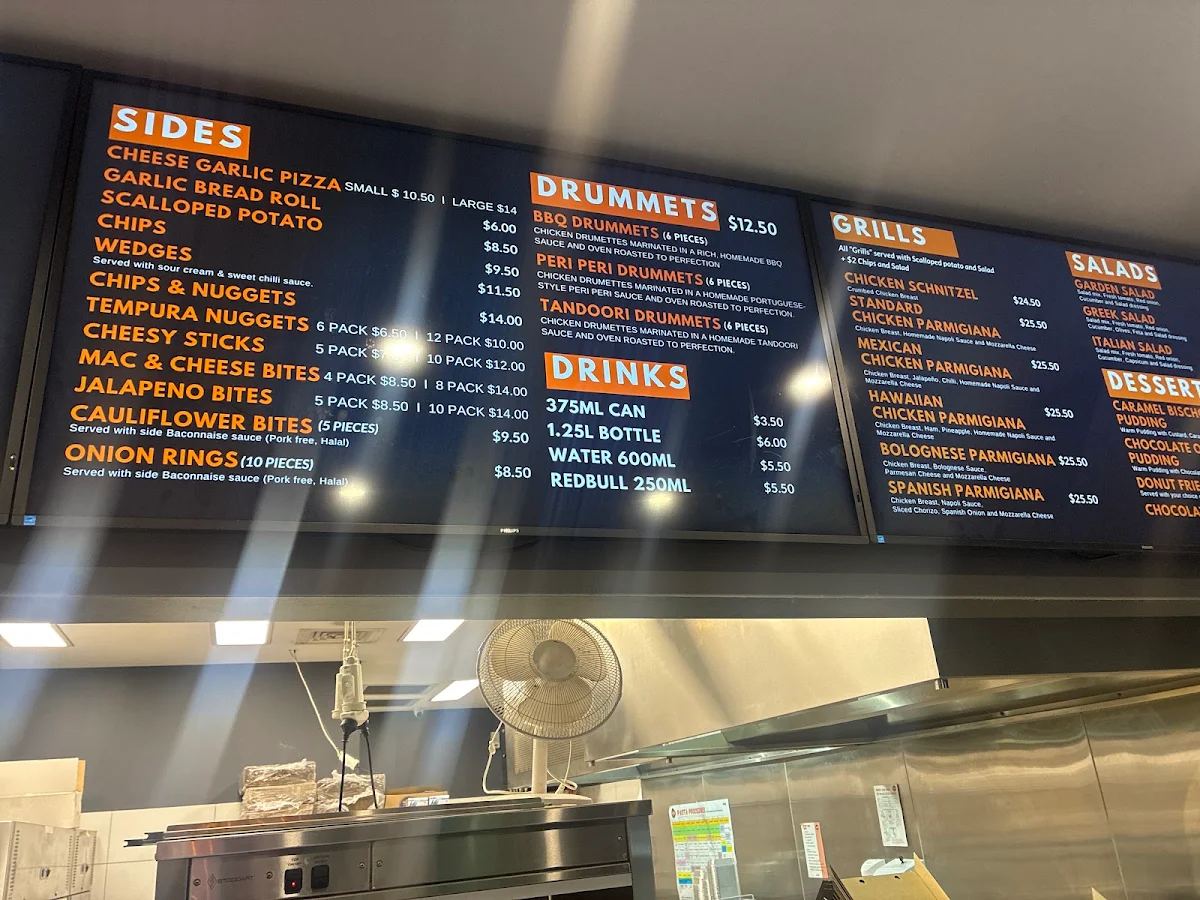 Menu, Amalfi Pizza & Pasta Ipswich