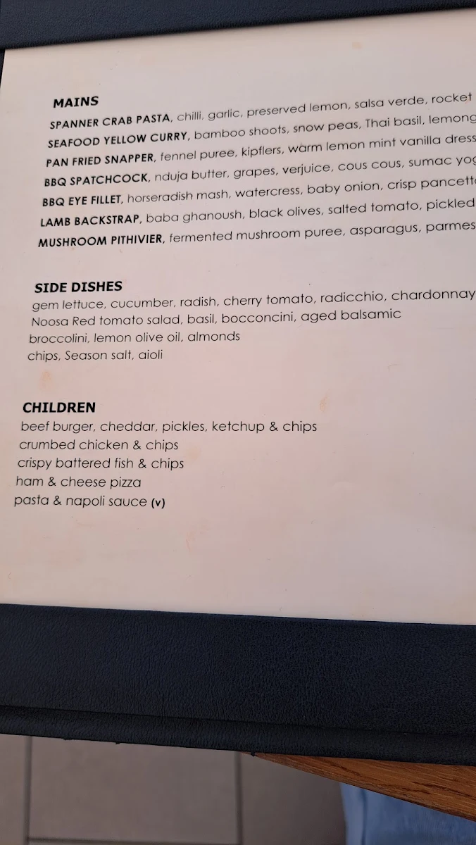 Menu, Season Restaurant & Bar