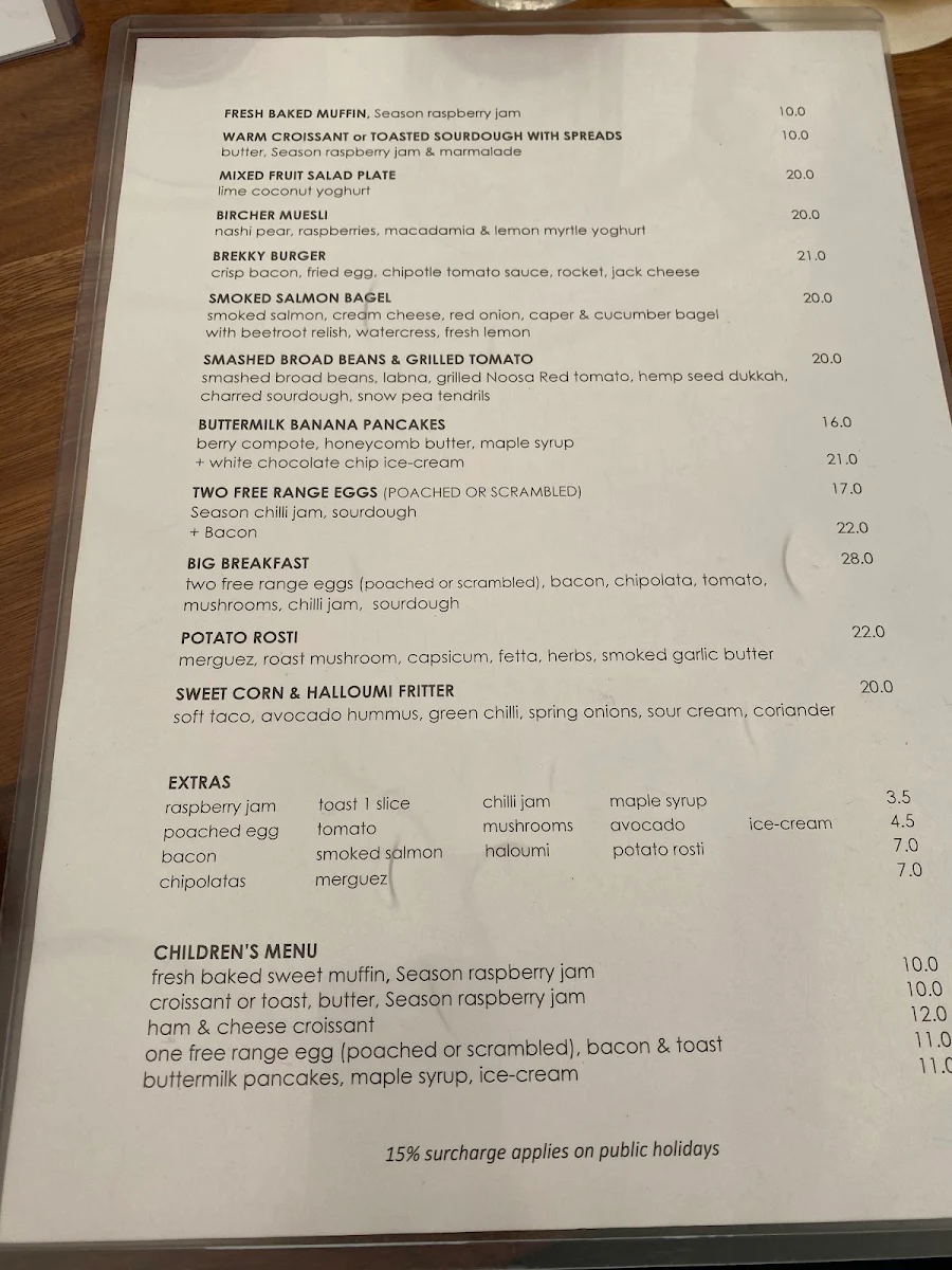Menu, Season Restaurant & Bar