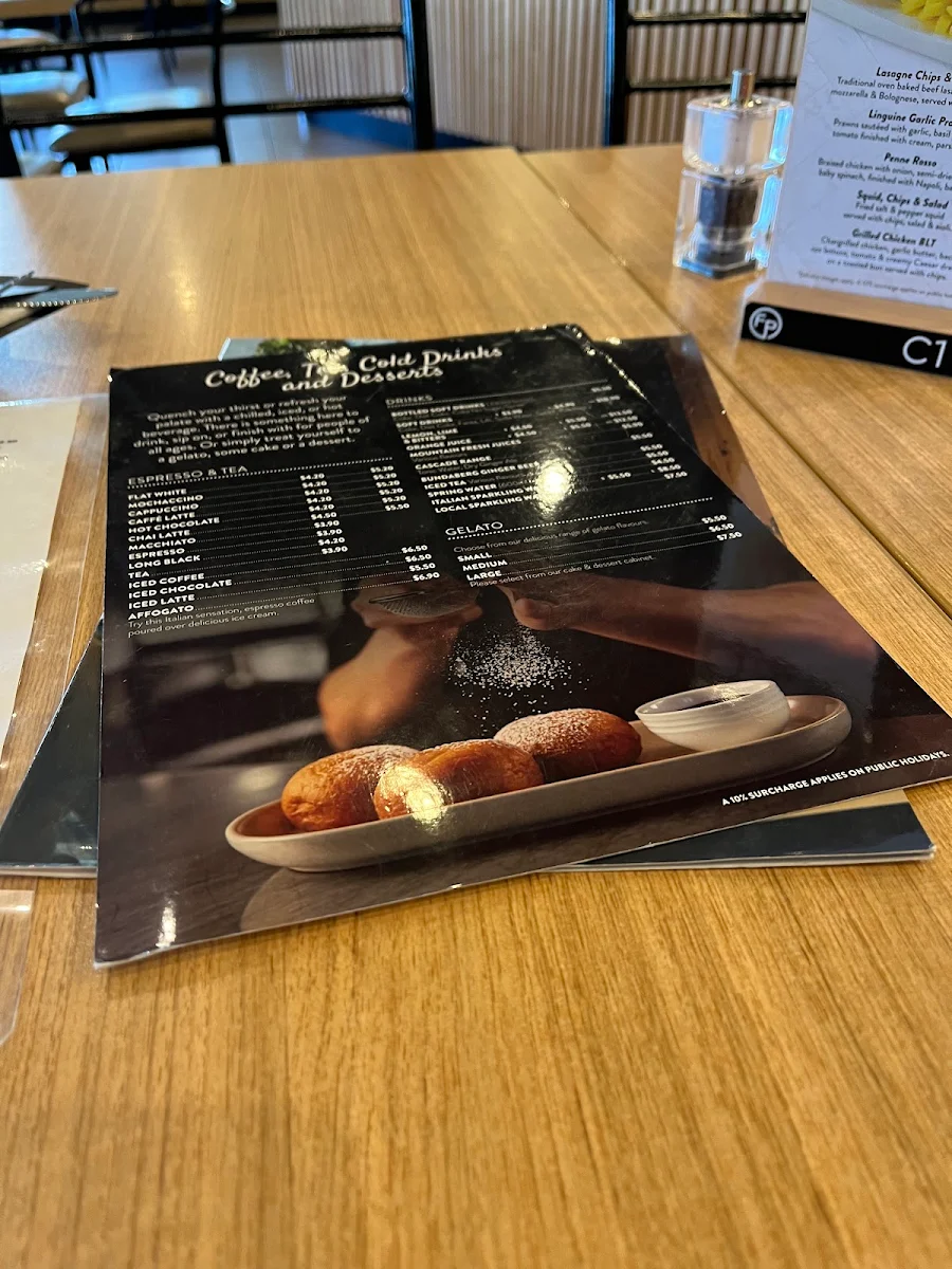 Menu, Fasta Pasta