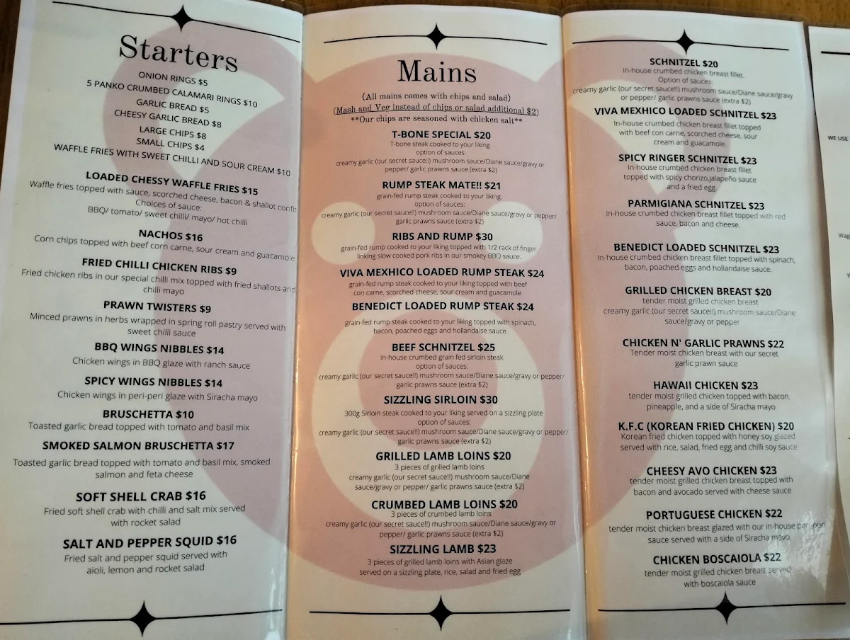 Menu, Imperial Hotel