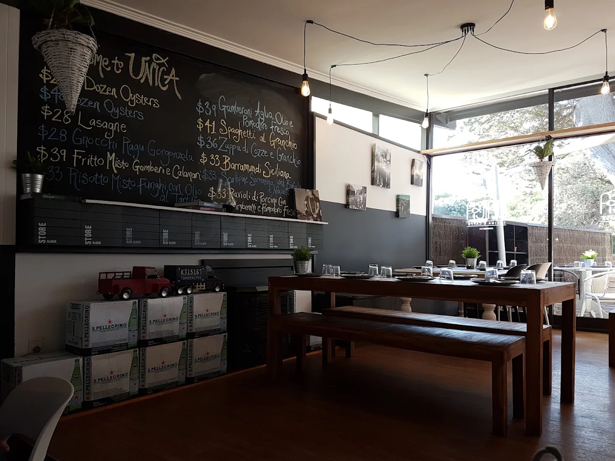 Menu, Unica Cucina E Caffe