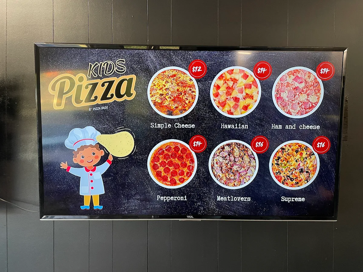 Menu, Kalbarri Pizza & Pasta
