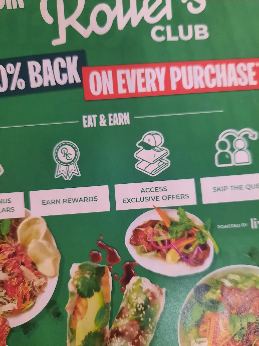 Menu, Roll'd Doncaster