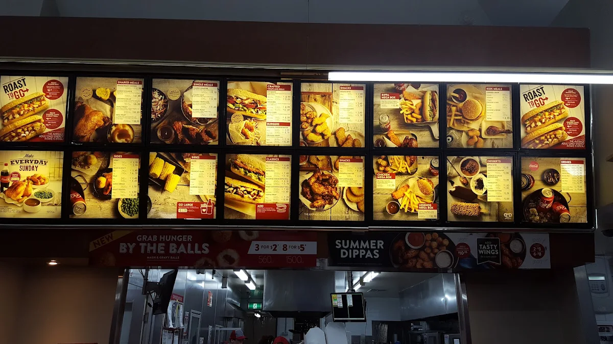 Menu, Red Rooster Hampton Park