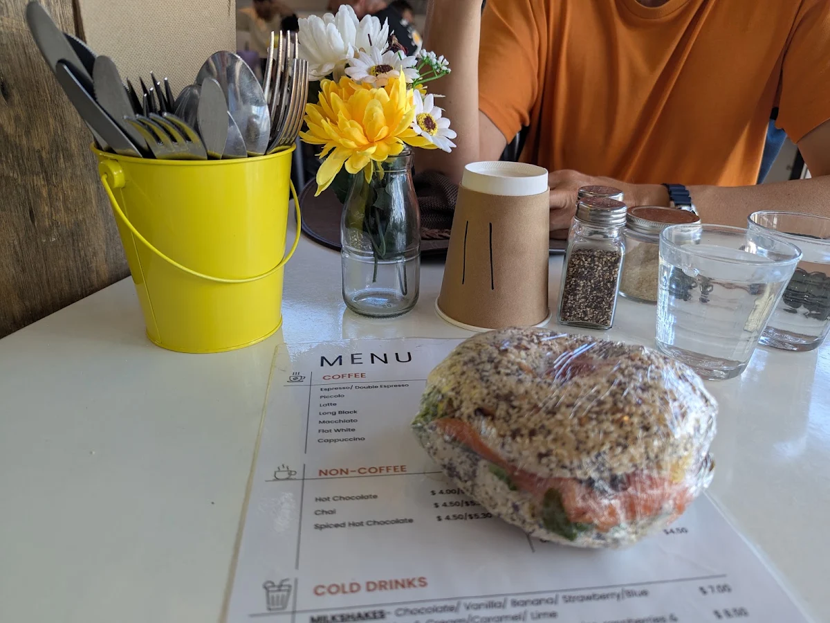 Menu, Wonthaggi state coal mine cafe
