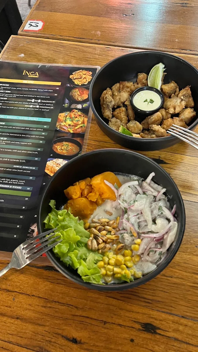Menu, Inca Fusion - Peruvian & Latin Food | Gold Coast