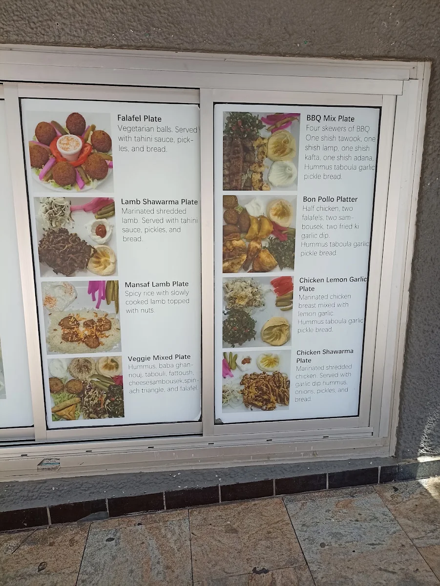 Menu, BON POLLO HALAL GRILLED CHICKEN NORTH SYDNEY