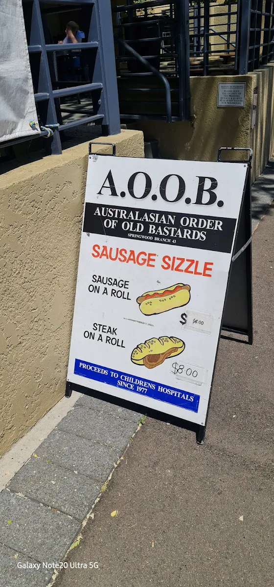 Menu, Springwood Seafood