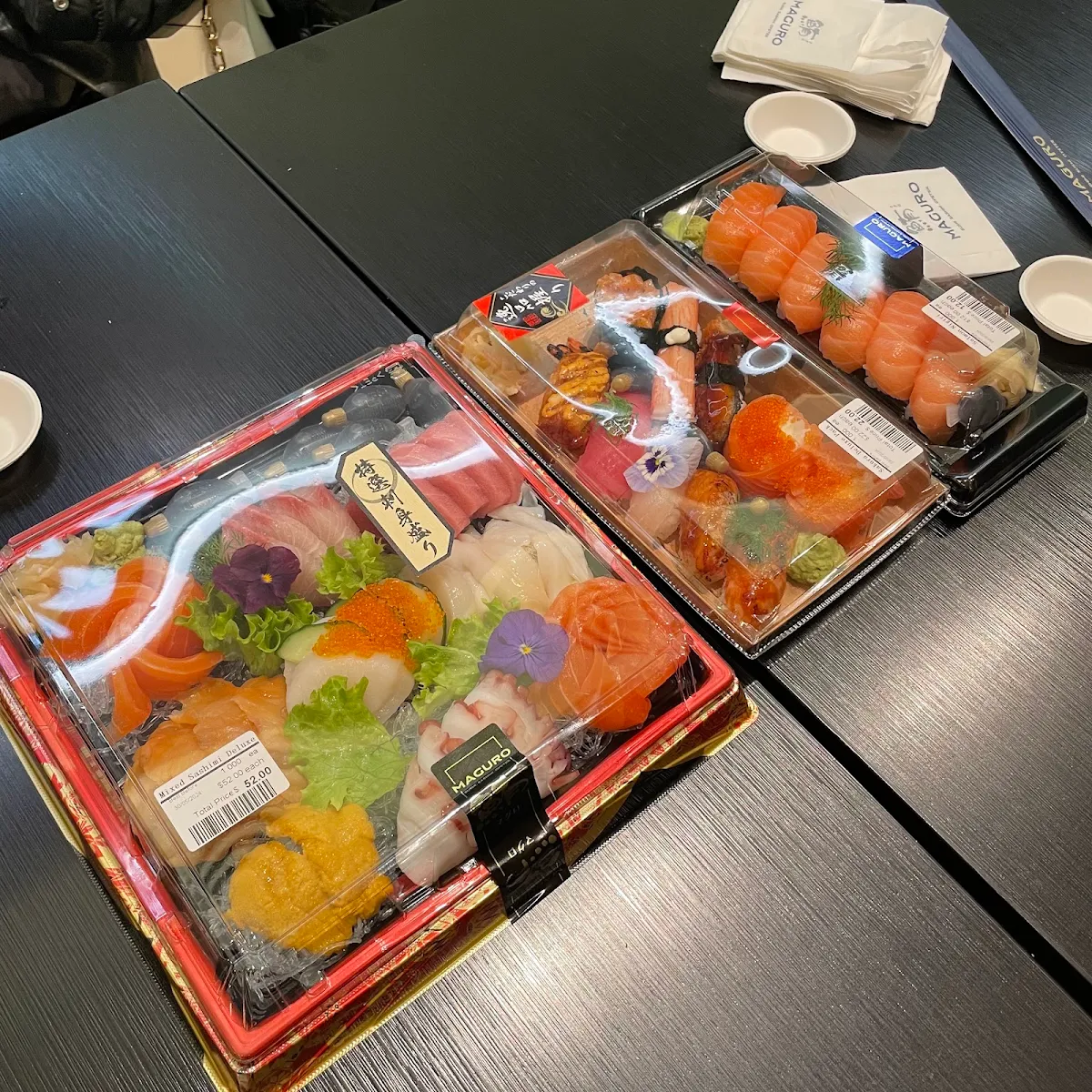 Menu, Maguro Bar - Crown Melbourne