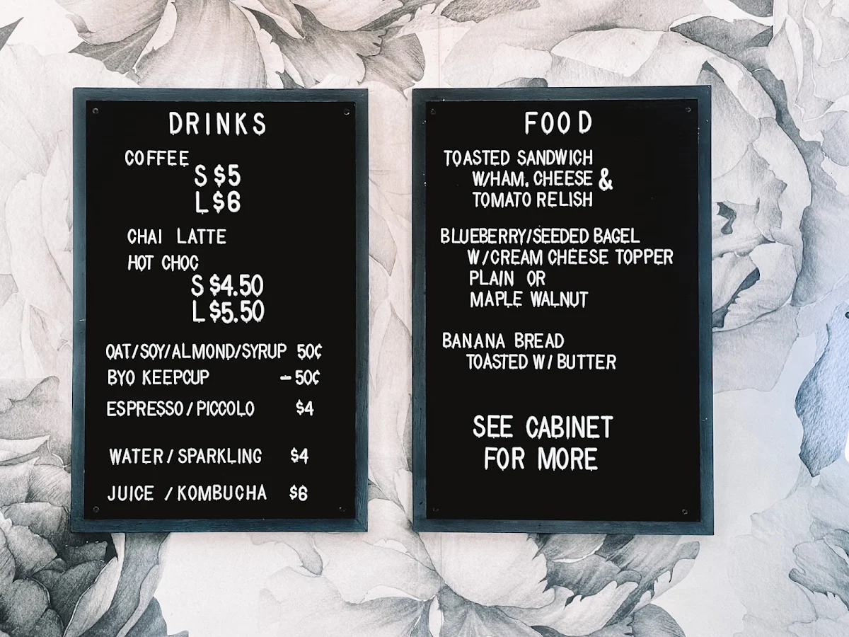 Menu, Wildflower