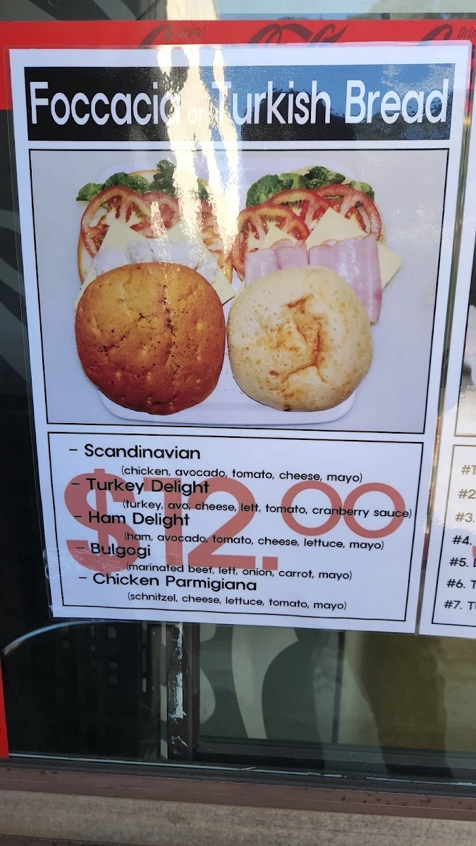 Menu, Salisbury Lunch Box