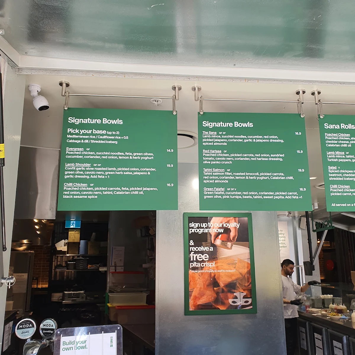 Menu, Sana Mediterranean - South Eveleigh