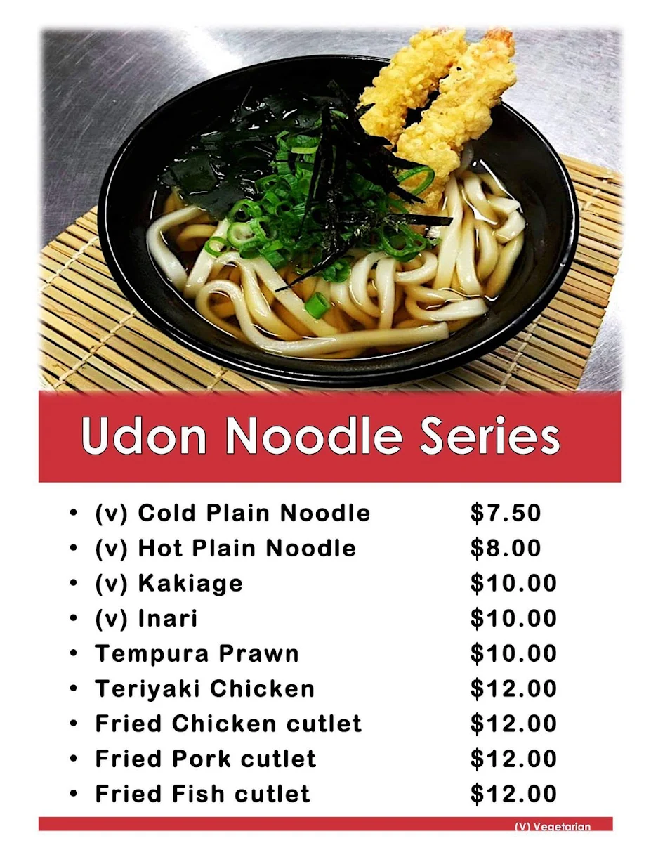 Menu, UNI SUSHI (Sushi & Street Food)
