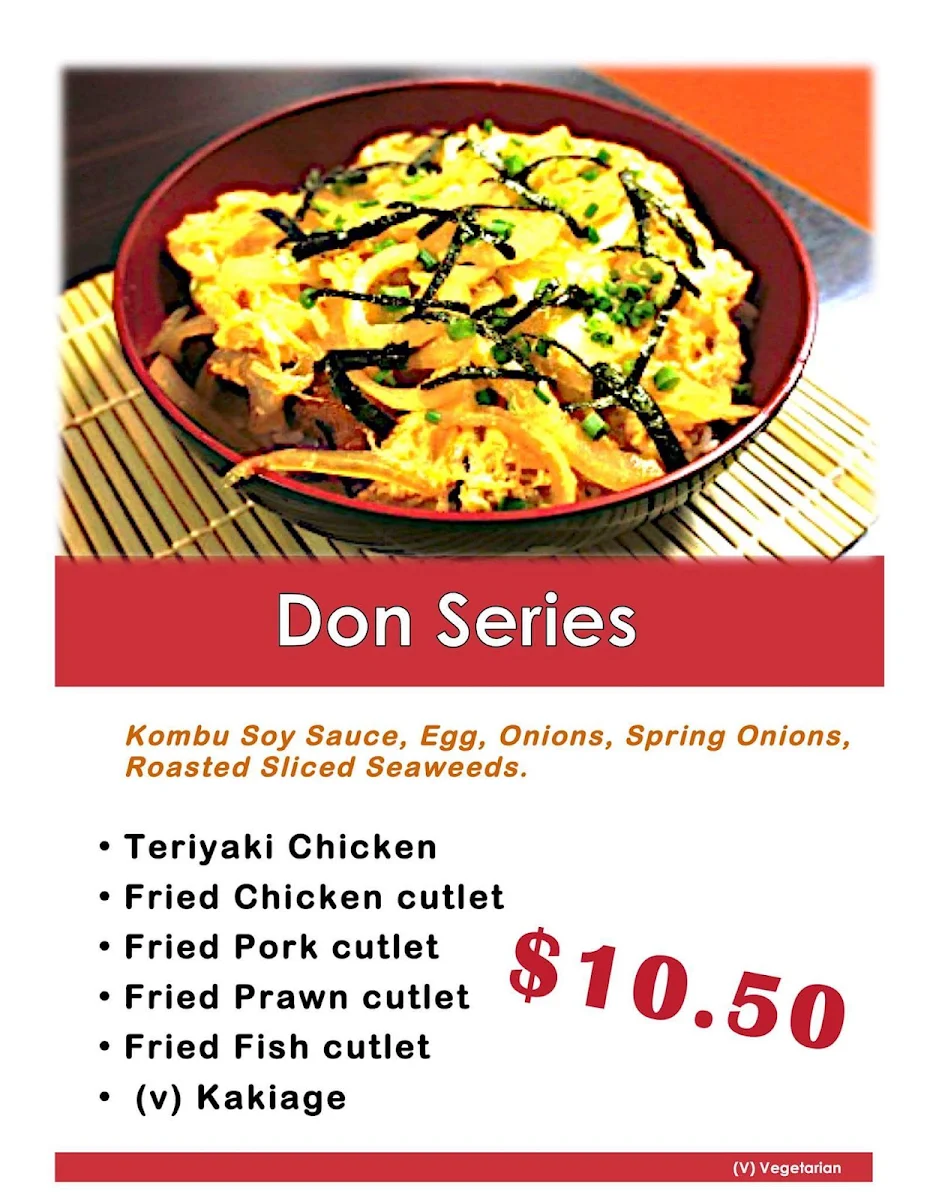 Menu, UNI SUSHI (Sushi & Street Food)