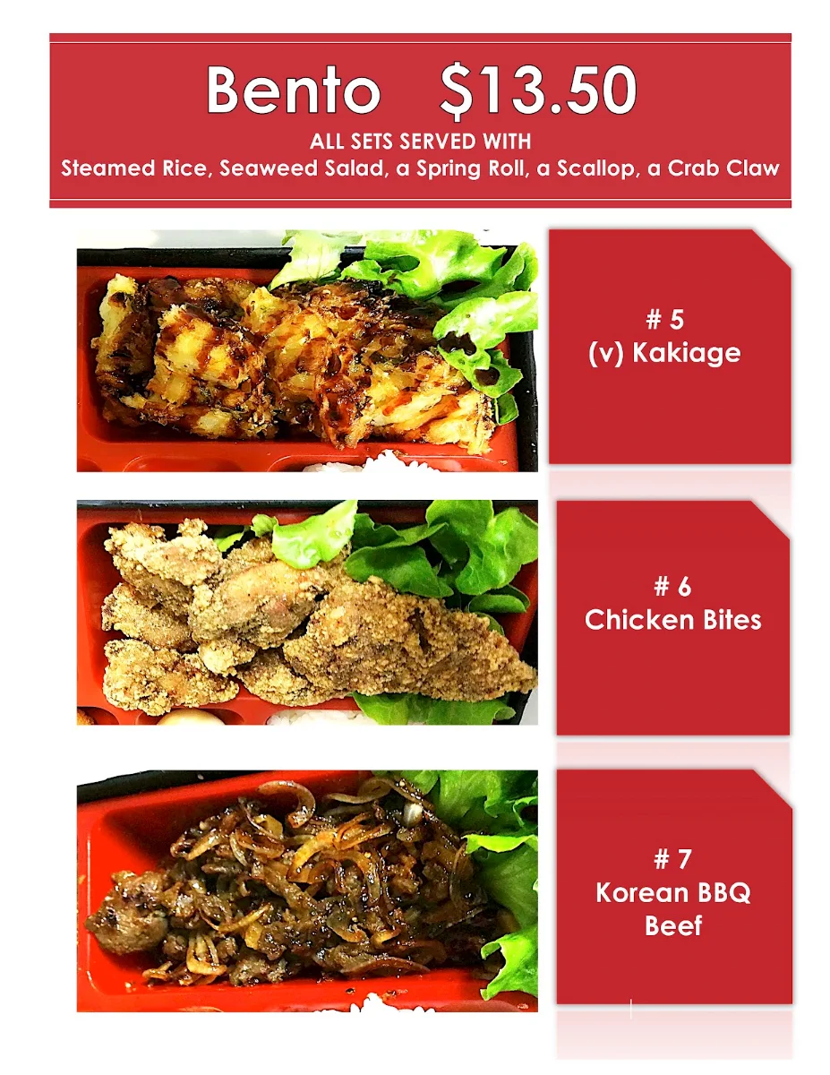 Menu, UNI SUSHI (Sushi & Street Food)