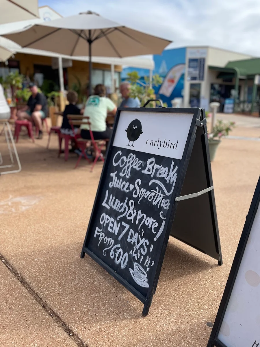 Menu, Earlybird Cafe