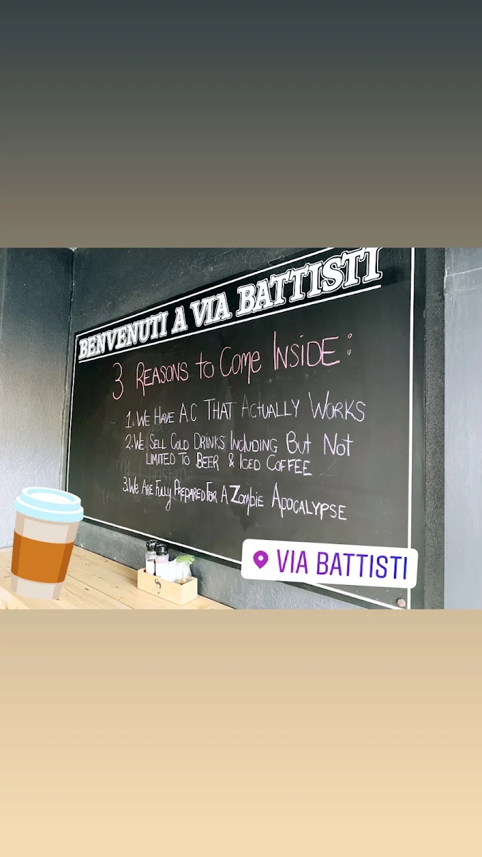 Menu, Via Battisti