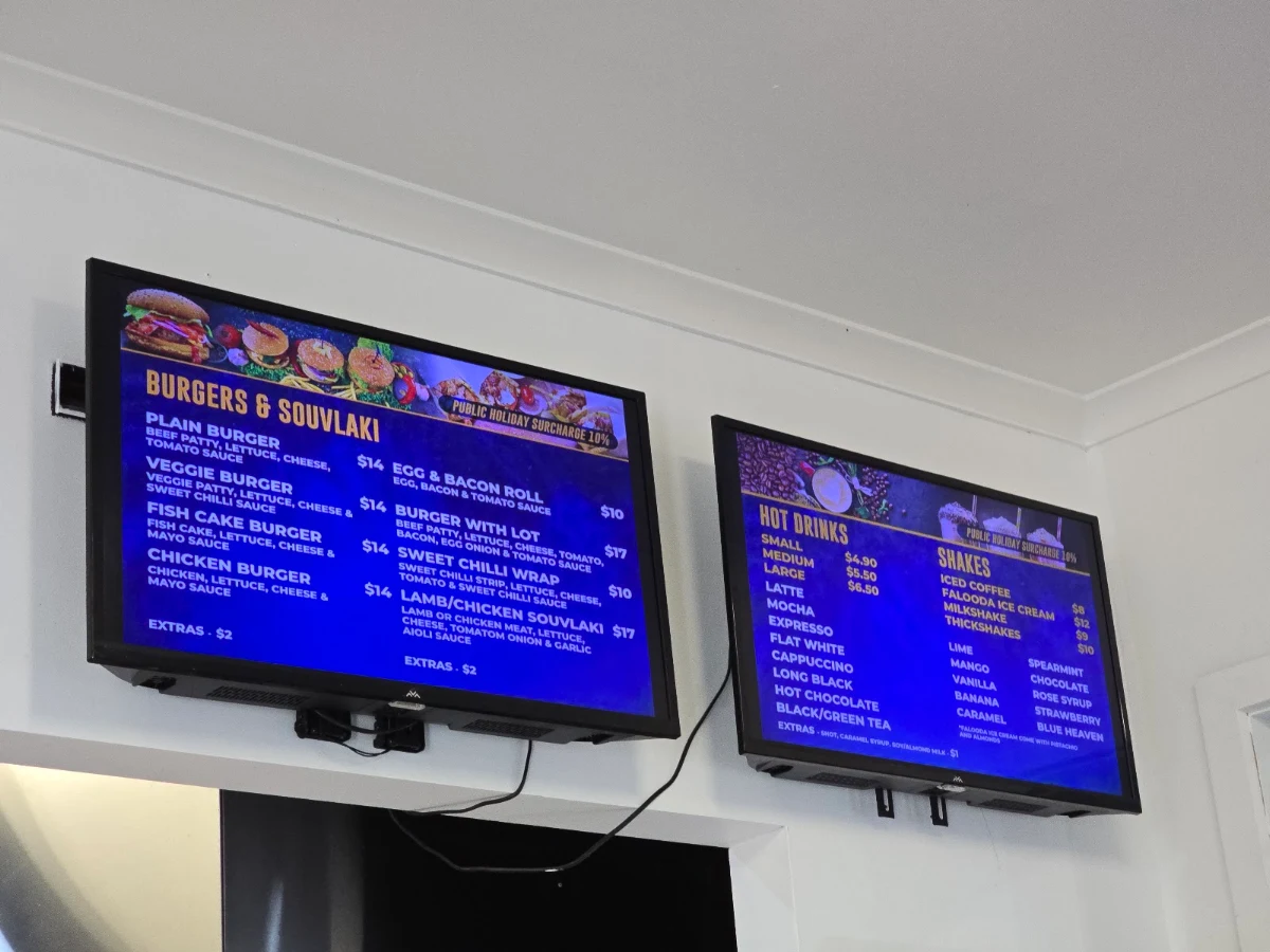 Menu, Country Fried Chicken