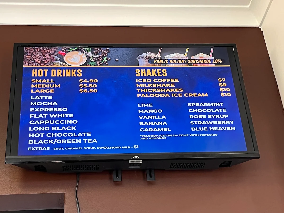 Menu, Country Fried Chicken