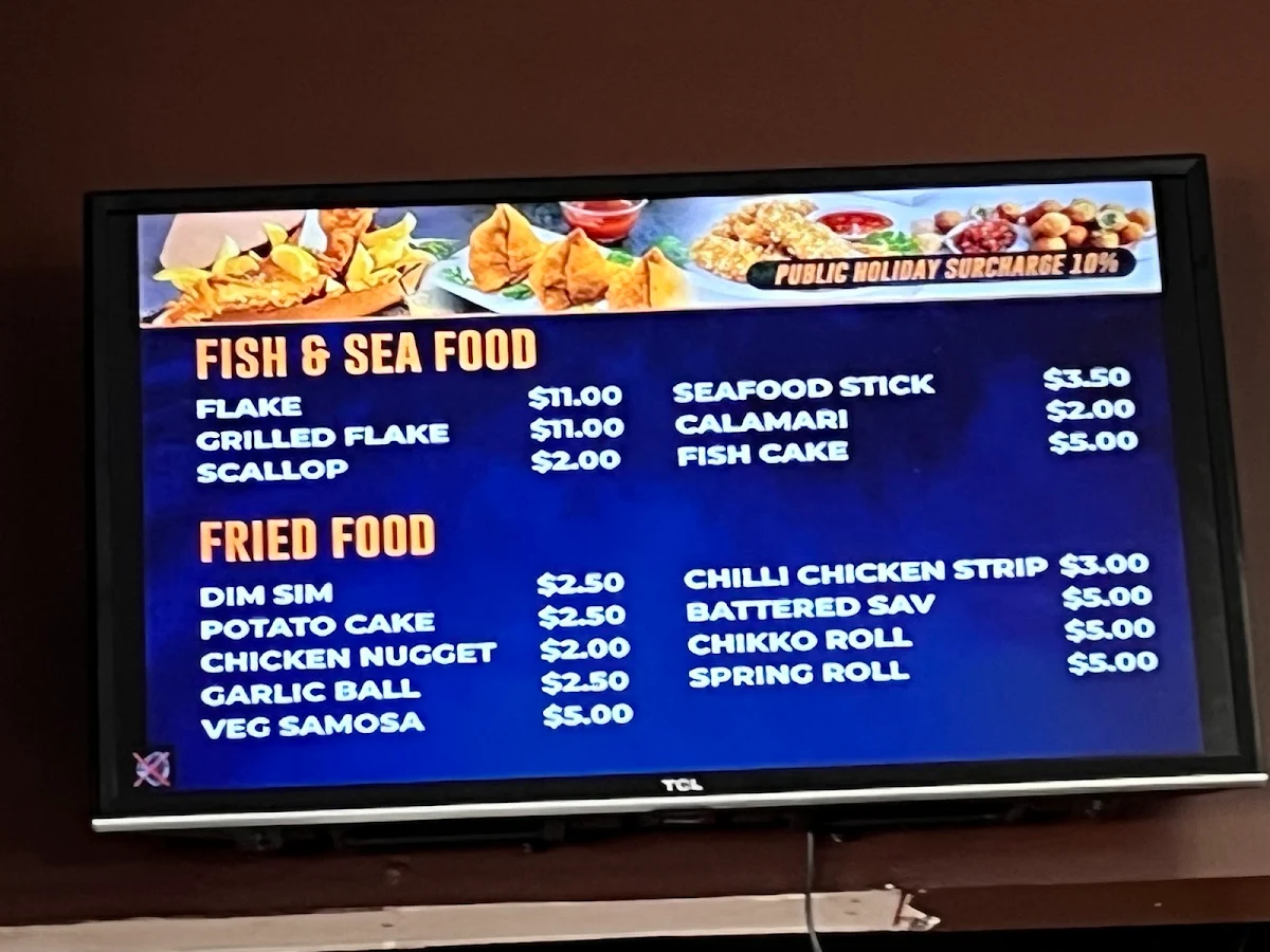 Menu, Country Fried Chicken
