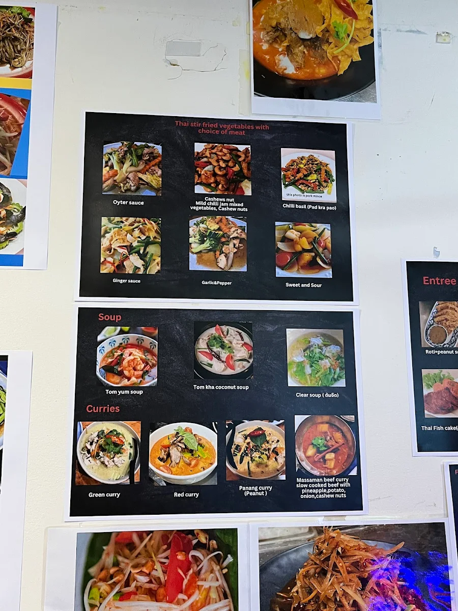 Menu, Khao Soi Thai Restaurant