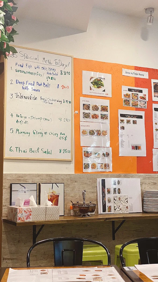 Menu, Khao Soi Thai Restaurant