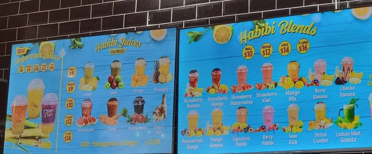 Menu, Acai N Buns