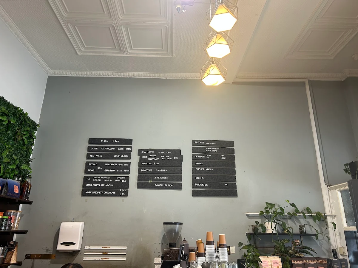 Menu, Coffee Plus Office