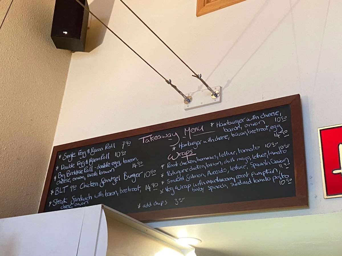 Menu, Hello Cafe
