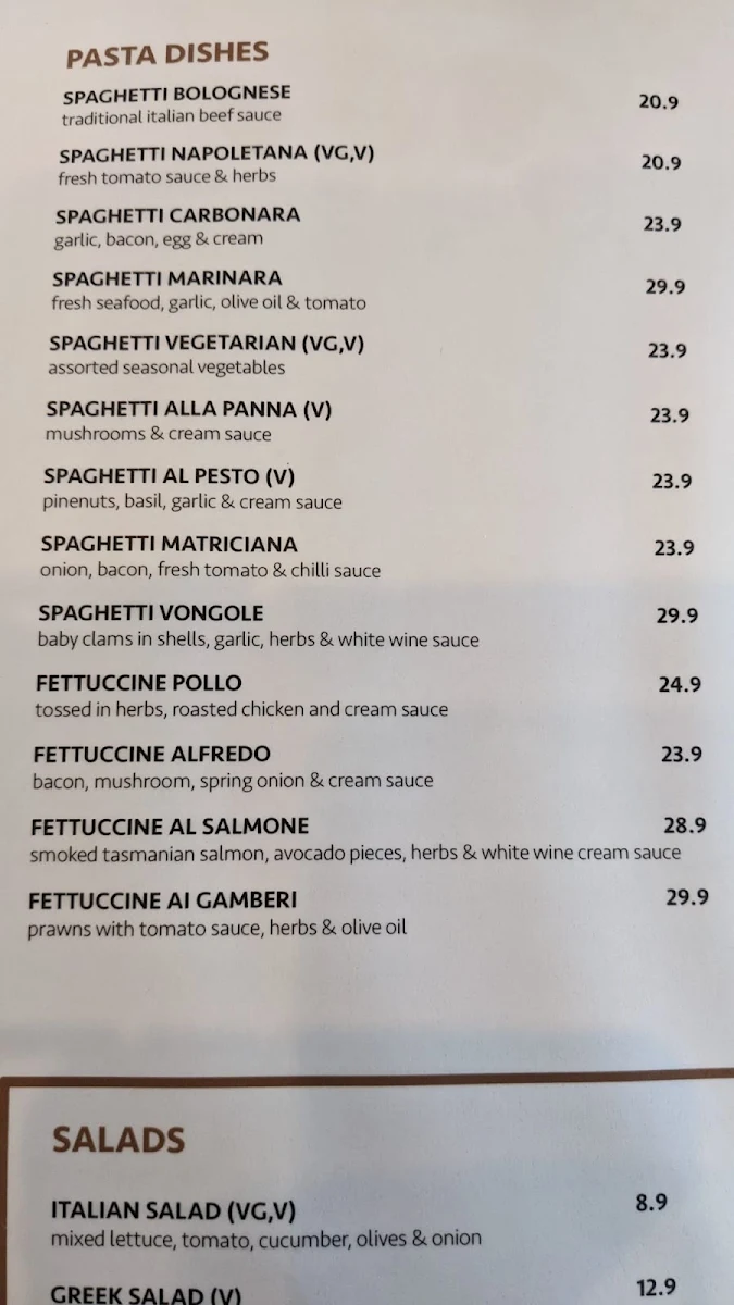 Menu, Bossy Beans
