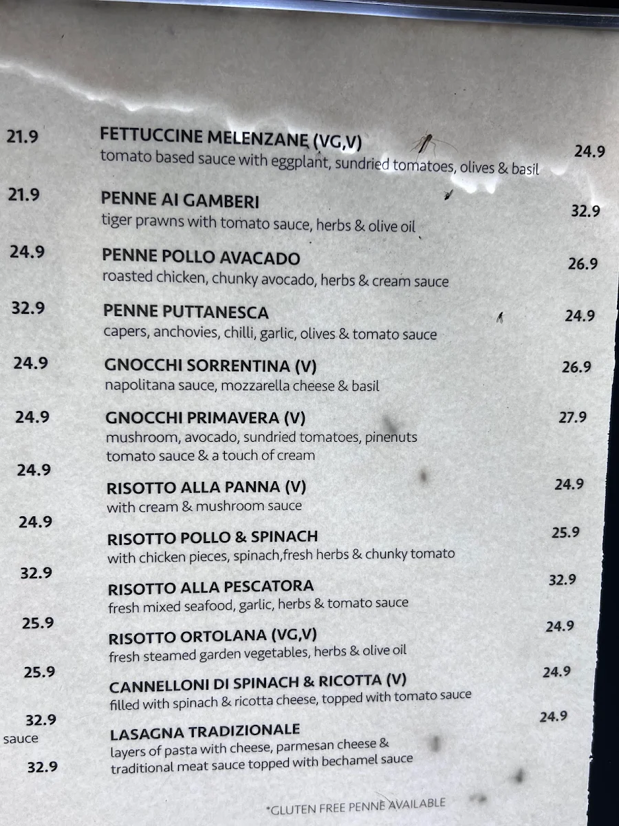 Menu, Bossy Beans