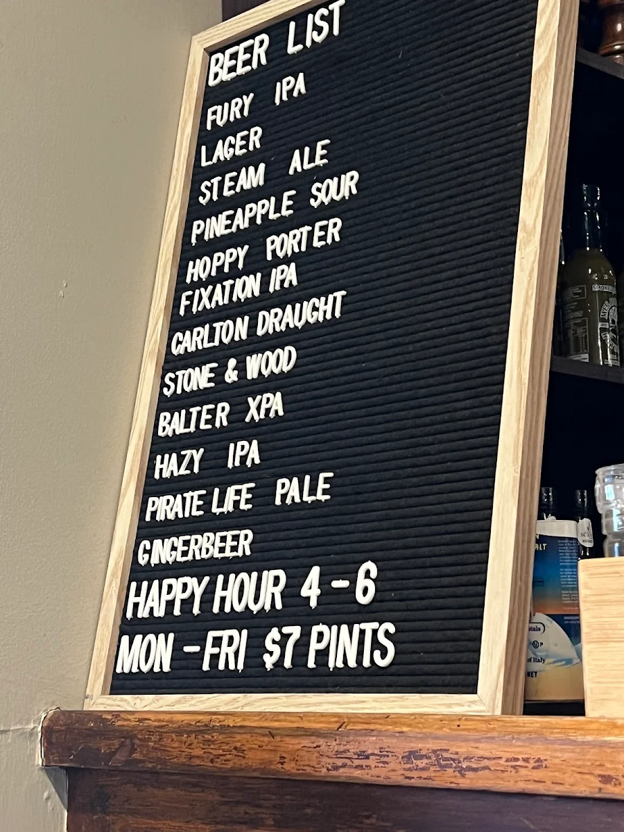 Menu, Three Crowns Hotel