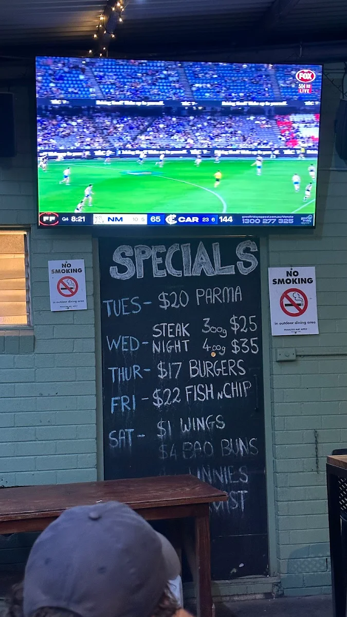 Menu, Three Crowns Hotel