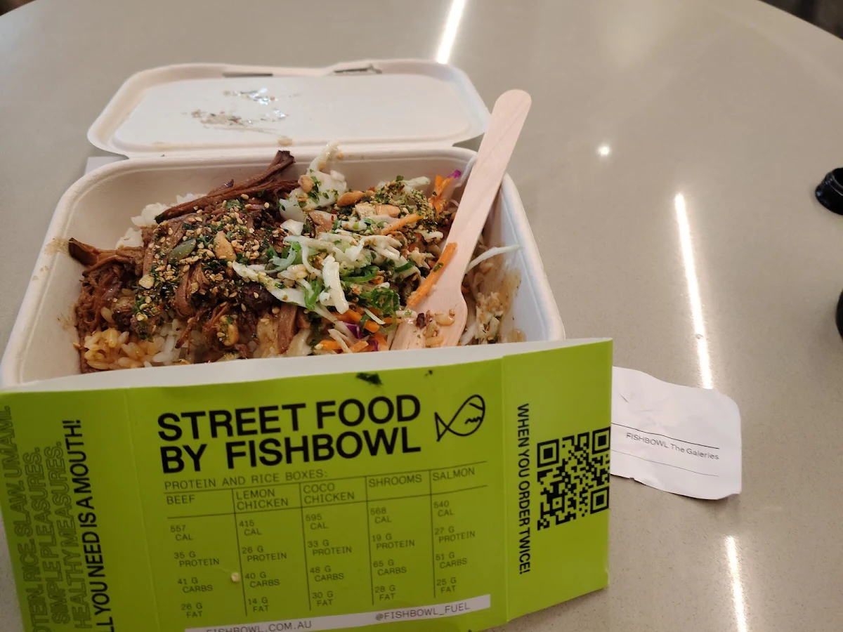 Menu, FISHBOWL - The Galeries