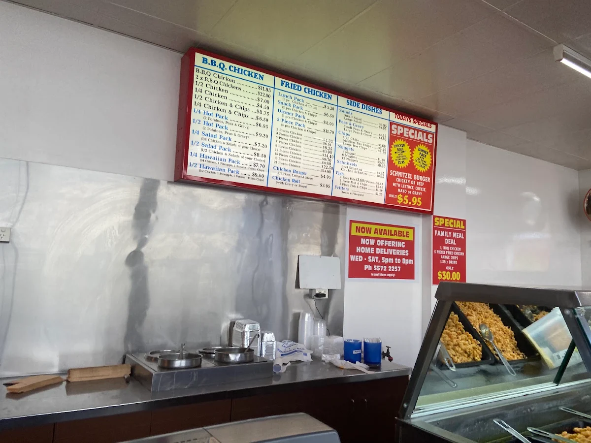 Menu, Canadian Rooster