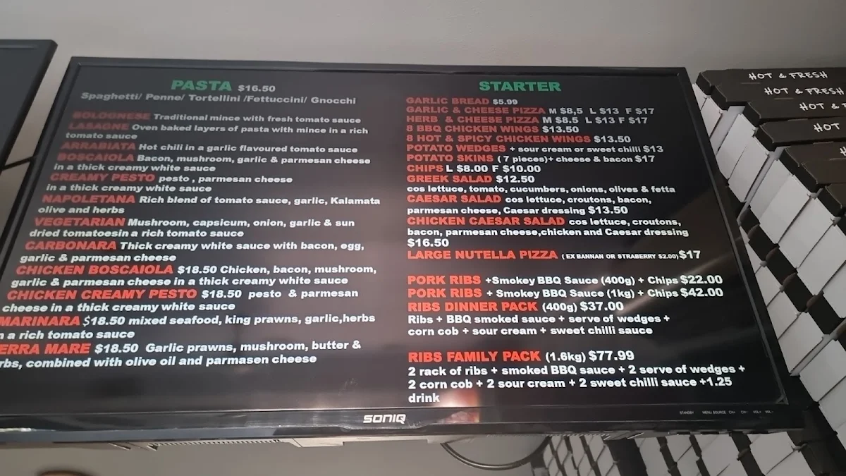 Menu, Hella’s Golden Bite
