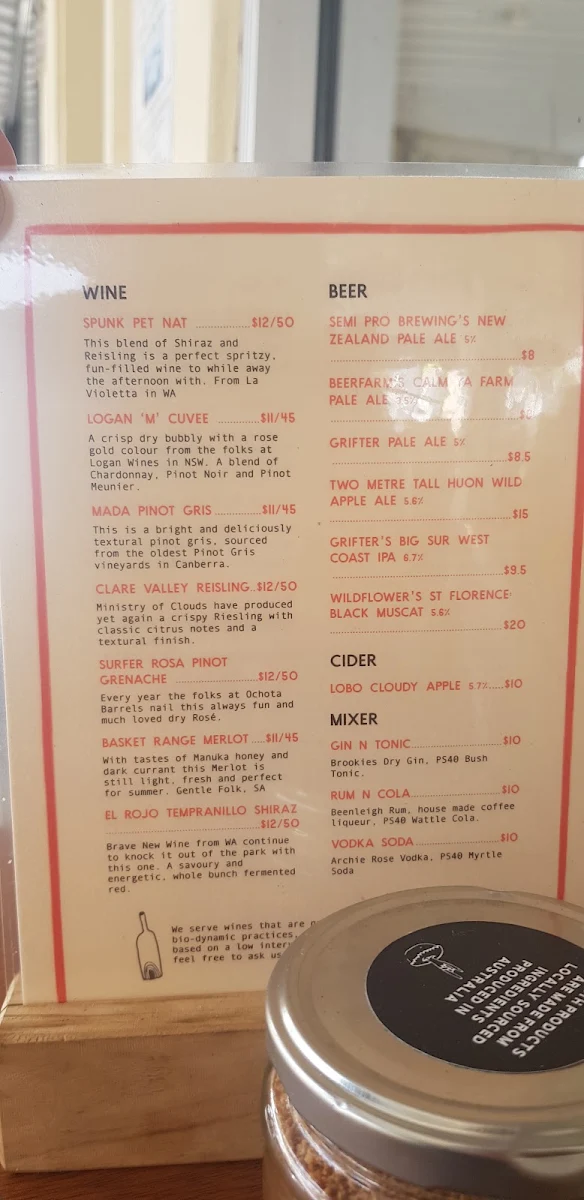 Menu, Keith
