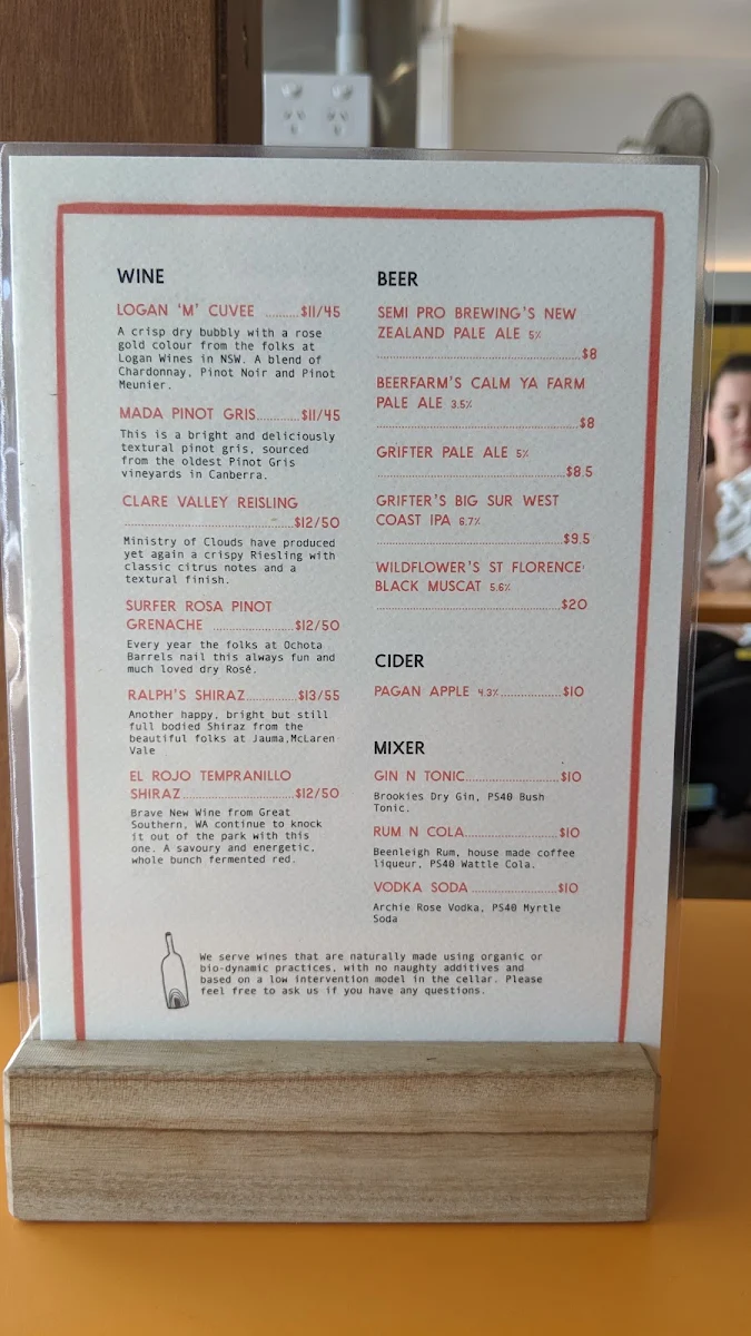 Menu, Keith