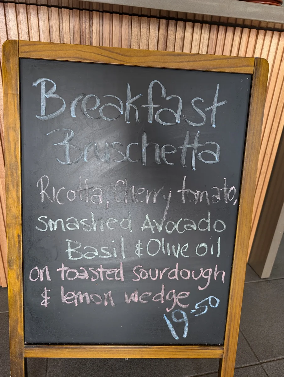 Menu, Pacino's Cafe