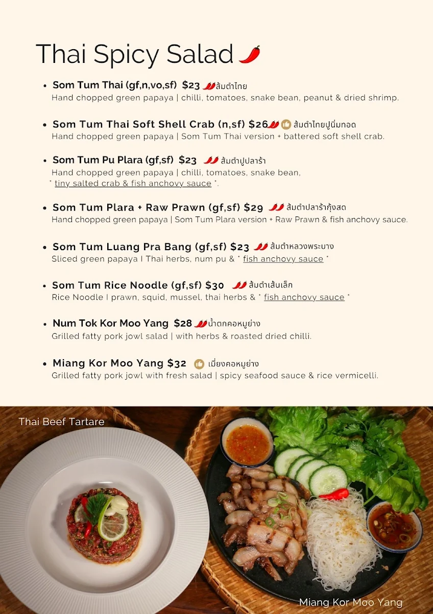 Menu, Louder Louder - Northbridge