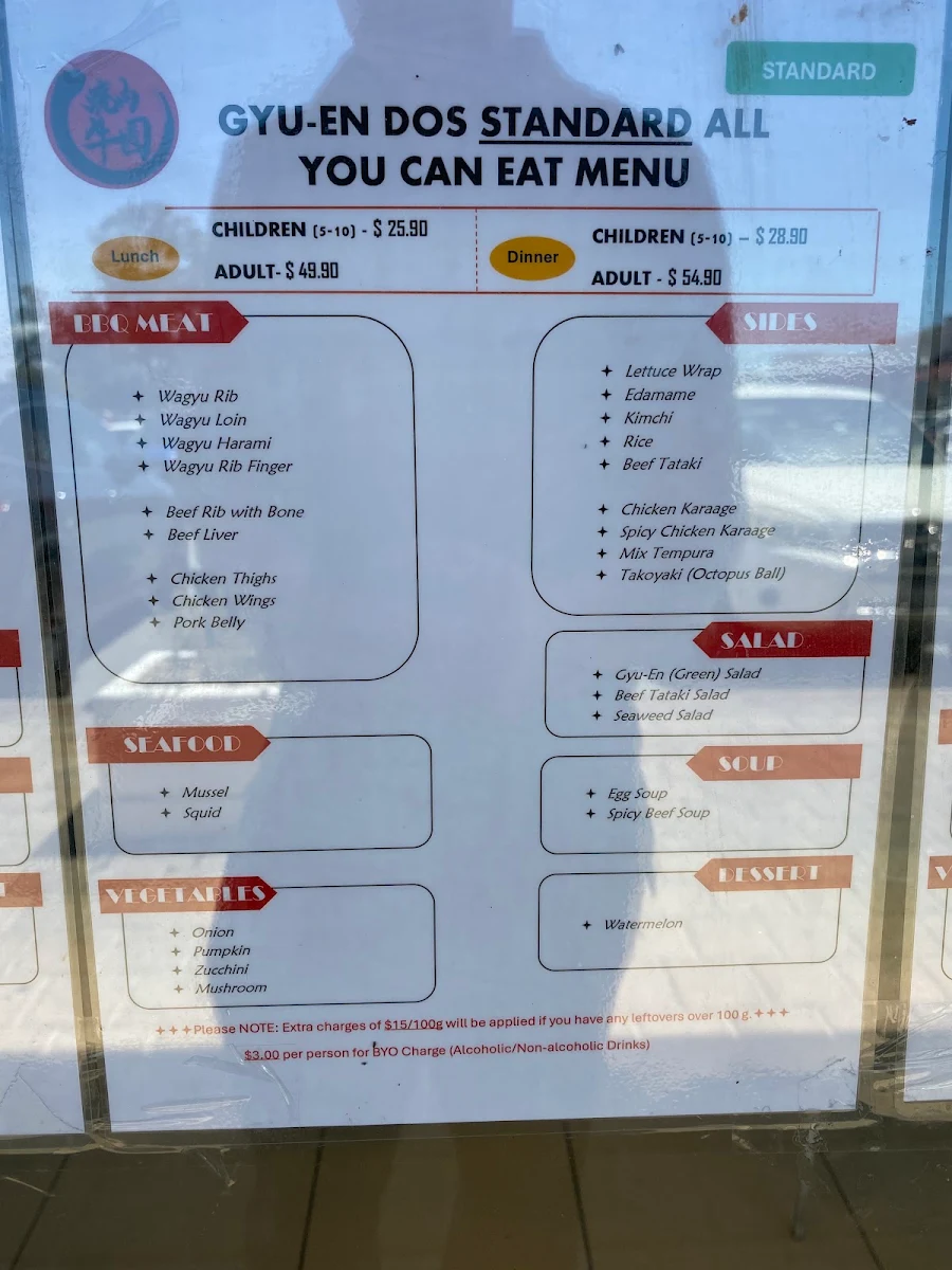 Menu, Gyu-en DOS Willetton