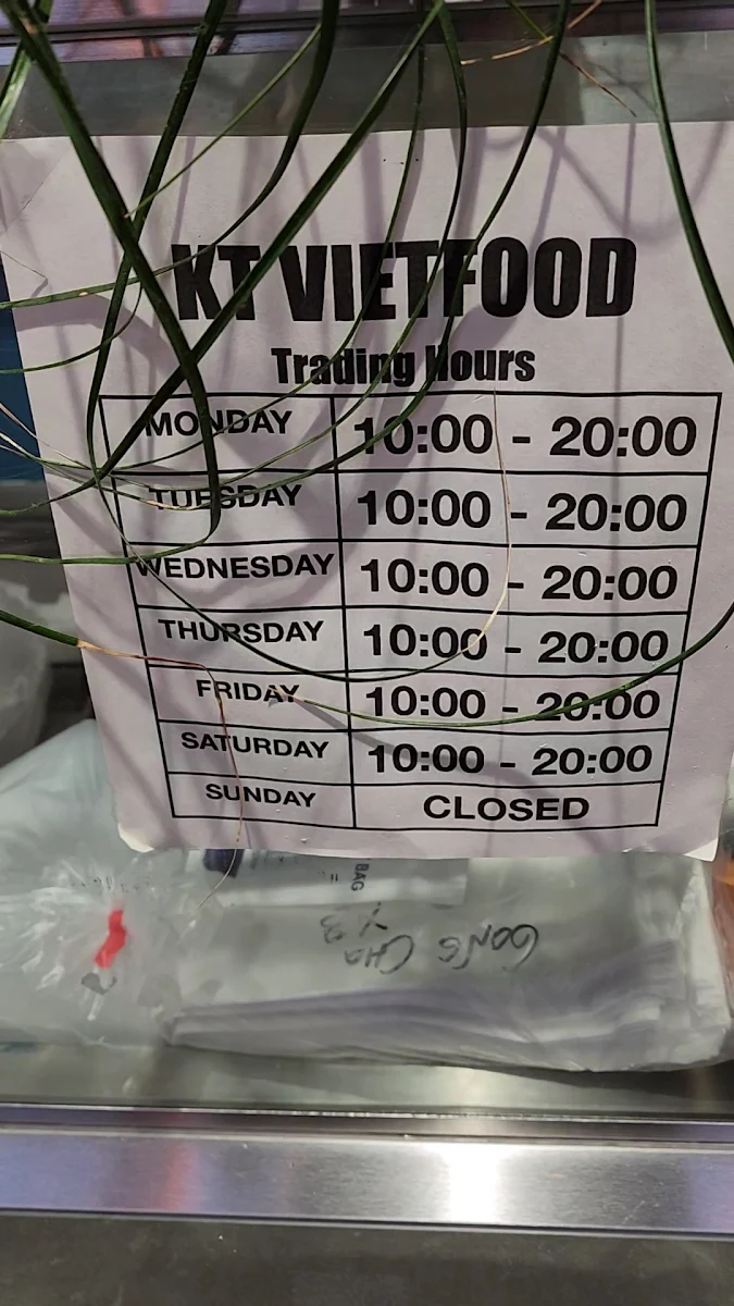 Menu, KT VIETFOOD